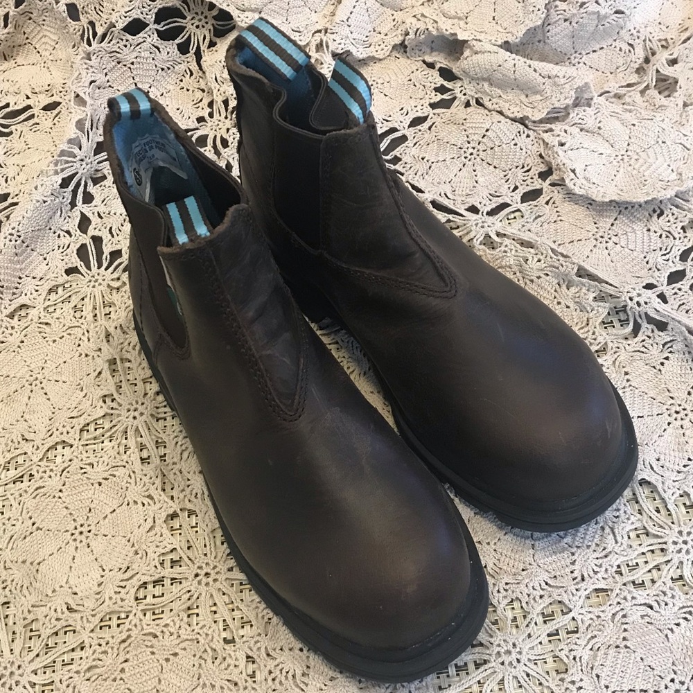 New ! Brown Women’s Wolverine Steel Toe Boots - Size 6